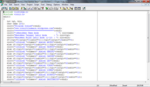 Contoh Program Dasar Borland C++